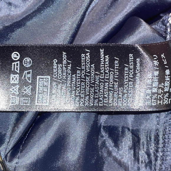 EUC Topshop High Waisted Stripe Pants Trousers Pleated Button Front Size 4 - Picture 9 of 11